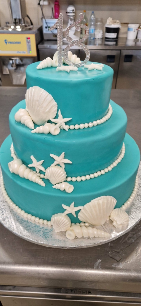 torta personalizzata con pasta di zucchero compleanni